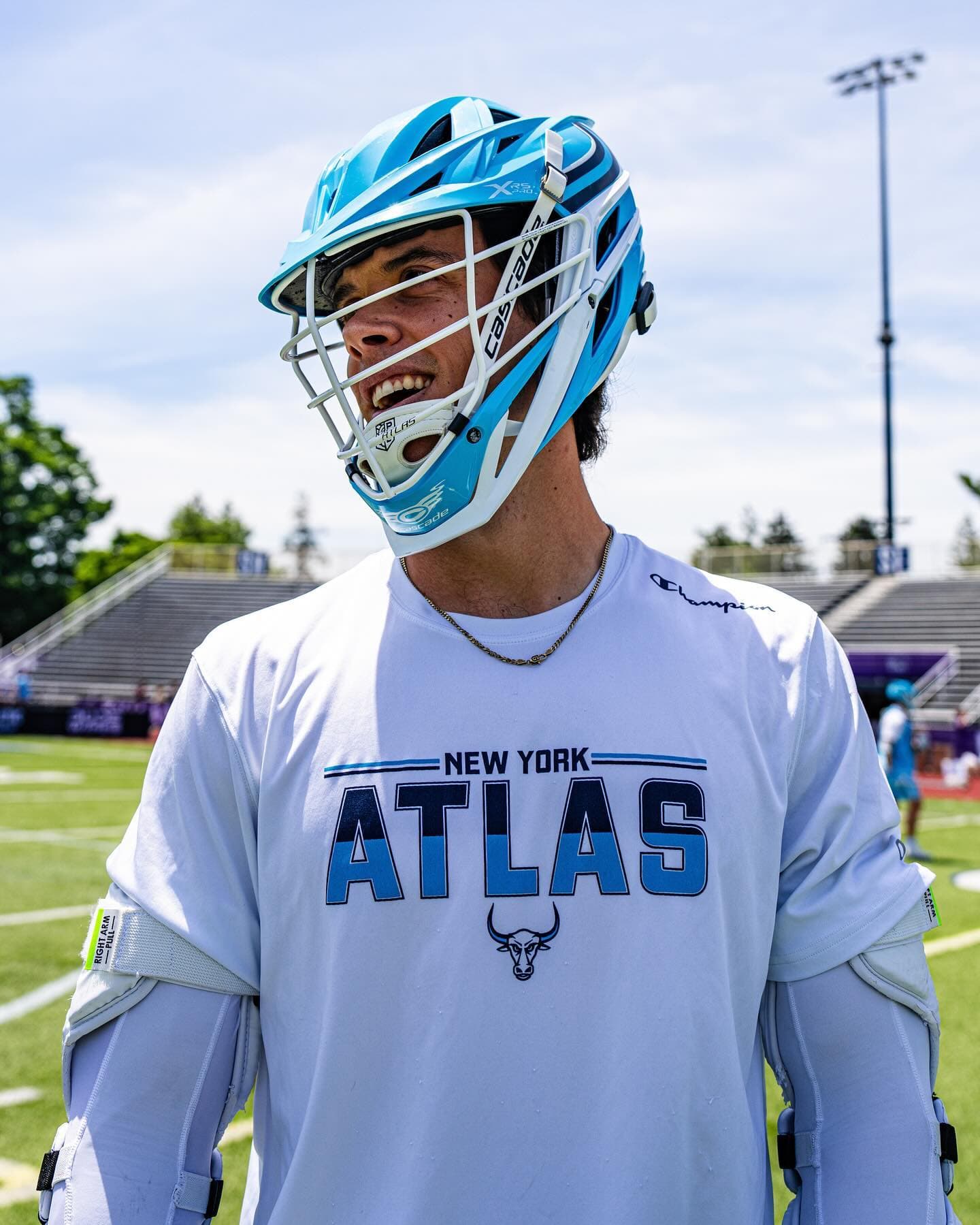 Xander Dickson portrait in New York Atlas uniform