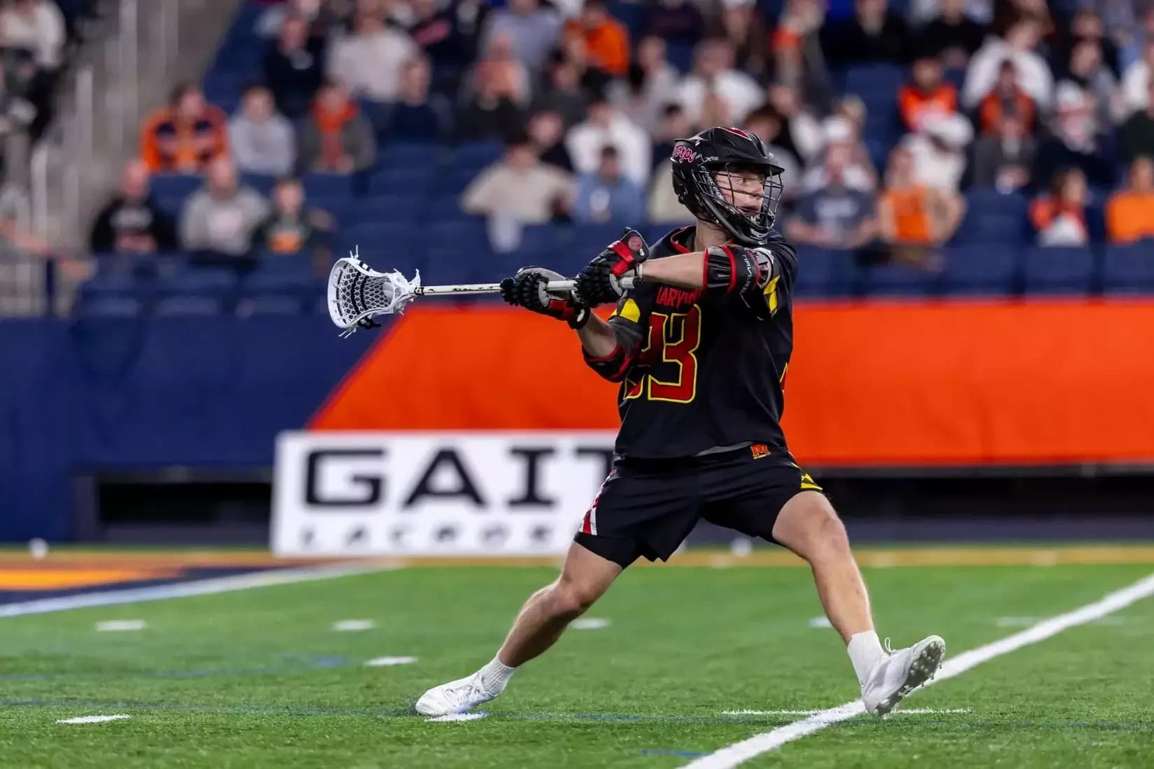 Leo Johnson playing for the University of Maryland